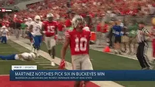 Cameron Martinez records pick six in Ohio State win