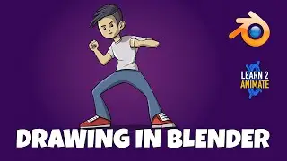 Blender Drawing Tutorial for Beginners: Creating Concept Art for 3D Animation!