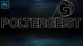 How To Outline & Stroke Fonts in Photoshop & Recreate Poltergeist Movie Logo