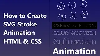 SVG Stroke Animation Using HTML & CSS