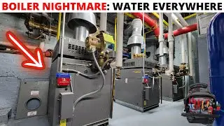 HVAC: Commercial LAARS Boiler NIGHTMARE (Water All Over The Floor) Boiler Not Heating/Leaking Water