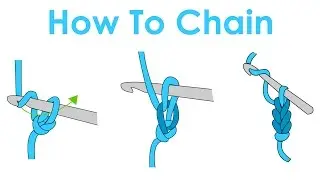 How to Slip Knot and Chain - Crochet Lesson 1