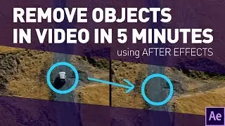 Remove Moving Objects in Video Using Adobe After Effects.