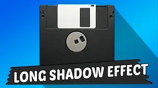 Long Shadow Effect (Flat Design) in Photoshop | Photoshop Effects