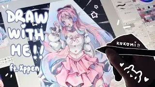 💗🎤 Draw with me !! ✧ Kpop idol Kokomi【Clip Studio 】(Hoyofair x Xppen) Artist 22 Plus!