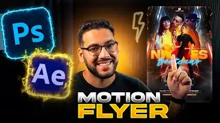 Diseñamos Motion Flyer para Cliente con Photoshop + After Effects - Recursos GRATIS 🔴 |En vivo