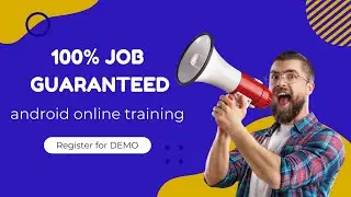 100% Job Guaranteed Android Online Training Program | Takeoff Upskill