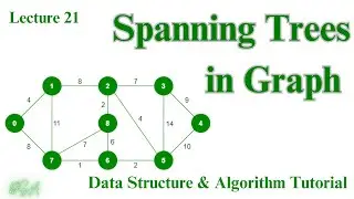 Spanning & Minimum Spanning Tree in Graphs Data Structures | Data Structure & Algorithms #dsa #java