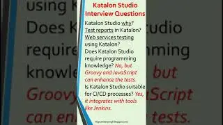 Katalon Studio Tutorial-Katalon Studio-Katalon Studio Web Testing-Katalon Studio Mobile Automation