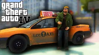 I Became a Taxi Driver in GTA IV (with mods)