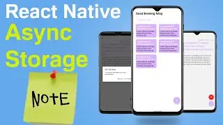 #7 - Deleting Note & Context API - React Native Async Storage Note App 