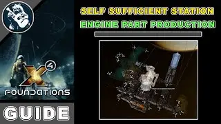 X4 Foundations Station Building Guide: Engine Part Production (Building x4 Guide)