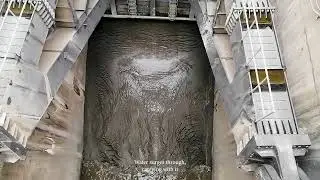 OPENING A SPILLWAY GATE AFTER YEARS OF BEING CLOSED