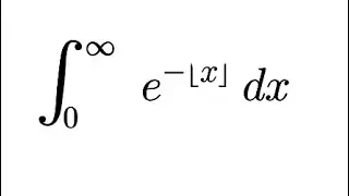 A nice integral with floor function