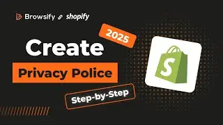 How to Create a Privacy Policy Page on Shopify | Step-by-Step Guide | 2025