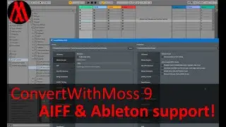 ConvertWithMoss 9.0 - AIFF & Ableton Sampler support! Free multi-sample converter.