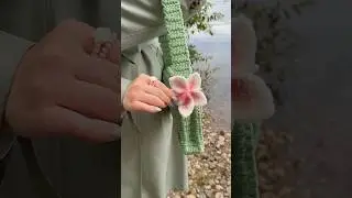 Трендовый вязаный аксессуар 🌺 не забудь поставить лайк и подписаться❤️