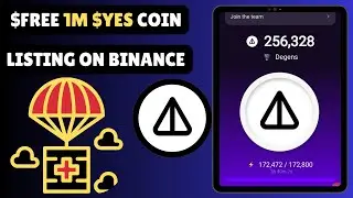 Get Free 1M $YESCOIN Airdrop | Binance Listing Soon | Free Yescoin Mining