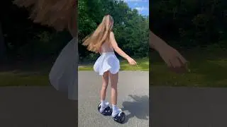 Spinning on my hoverboard until getting dizzy