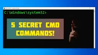 5 Secret CMD Commands No One Talk About It !