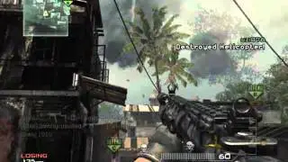 uzi876 - MW3 Double HELICOPTER take down.