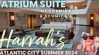 Harrah’s Atlantic City Atrium Suite tour 2024