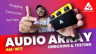 Best Wireless Mic for Vlogging on YouTube under 2000 | @audioarrayofficial AM-W17  iPhone/Android