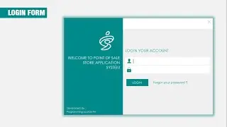 How to Customize POS Login Form Design Using C#