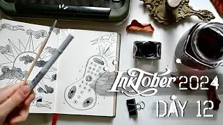 Inktober Day 12: Remote • Inktober 2024 • lets create a & chat about the 2025 Calendar SHOP Update