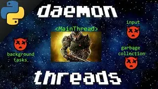 Python daemon threads 😈