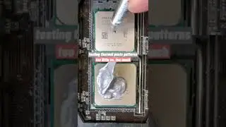 too little thermal paste vs too much