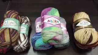 Обзор пряжи ALIZE BATIK батик