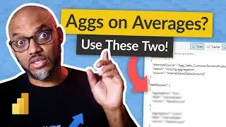 How to handle Aggregation tables with Averages in Power BI