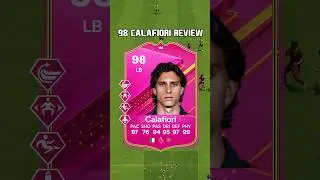 98 Calafiori Review in EA Sports FC 24 #shorts #short #fc24 #eafc24 #futties #calafiori #arsenal