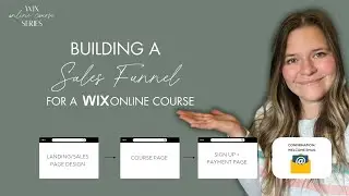 Creating an Online Course Sales Funnel in Wix