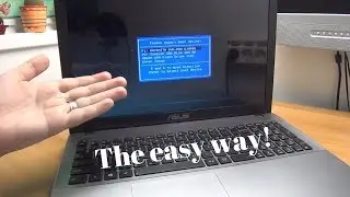 How to enter the Boot Options Menu on most ASUS laptops - The easy way!