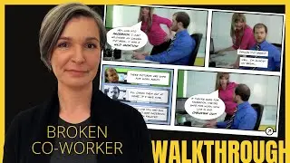 Anna Reacts to BROKEN CO-WORKER | Full Elearning Walkthrough