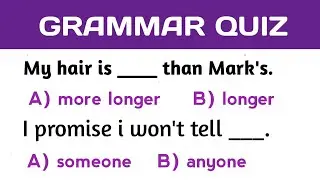 English Grammar Quiz | Mixed Grammar Quiz For Beginner's Learners