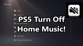 PS5: How to Turn OFF Music on Home Screen Menu