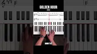 How to play #GoldenHour on the #piano 👆🏼 #pianist #pianocover