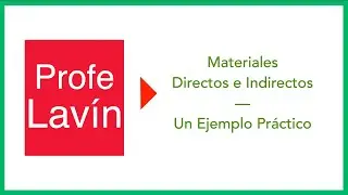 ✅ Materiales DIRECTOS e INDIRECTOS ✅ Un EJEMPLO Práctico ✅