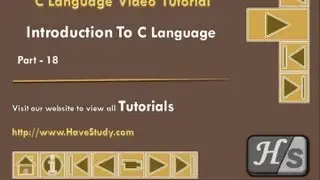 Introduction to C Language | Part 18