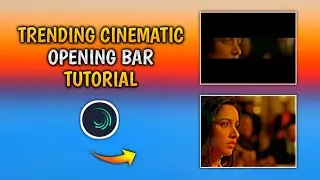 Trending Opening black bar effect in alightmotion!😍 | alightmotion editing tutorial