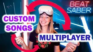 Easy switch between Multiplayer and Custom Songs (BMBF) versions of Beat Saber