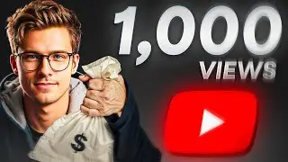 How Much YouTube Paid Me For 1,000 views