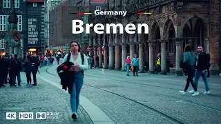 An Evening in Bremen, Germany 🇩🇪 Cinematic Video Tour 📷 4K 60fps Fujifilm X-T5