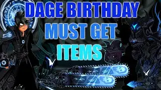 AQW Must Get Dage Birthday Items | Boss Drops - Quest Pets - Char Page Badges - Merge Shops Seasonal