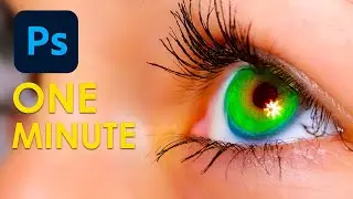 1-Minute Photoshop Tutorial - Create Multi-Color Eyes