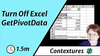 Turn Off GetPivotData Formulas for Excel PivotTables