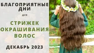 Лунный календарь СТРИЖЕК и ОКРАШИВАНИЯ волос на декабрь 2023!